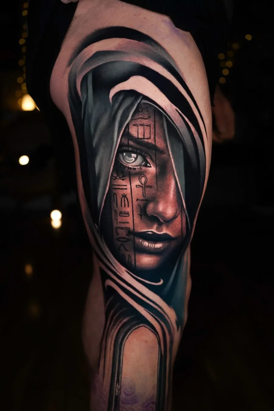 Black and grey realism tattoo 04 by Antonio Blank, Liverpool